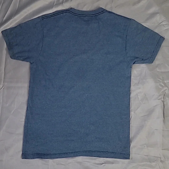 **4/$20 TEES**Blue Moon size Small men's navy heather draft beer under blue moon - Picture 4 of 7